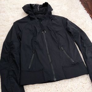 lululemon athletica zip up jacket w hood